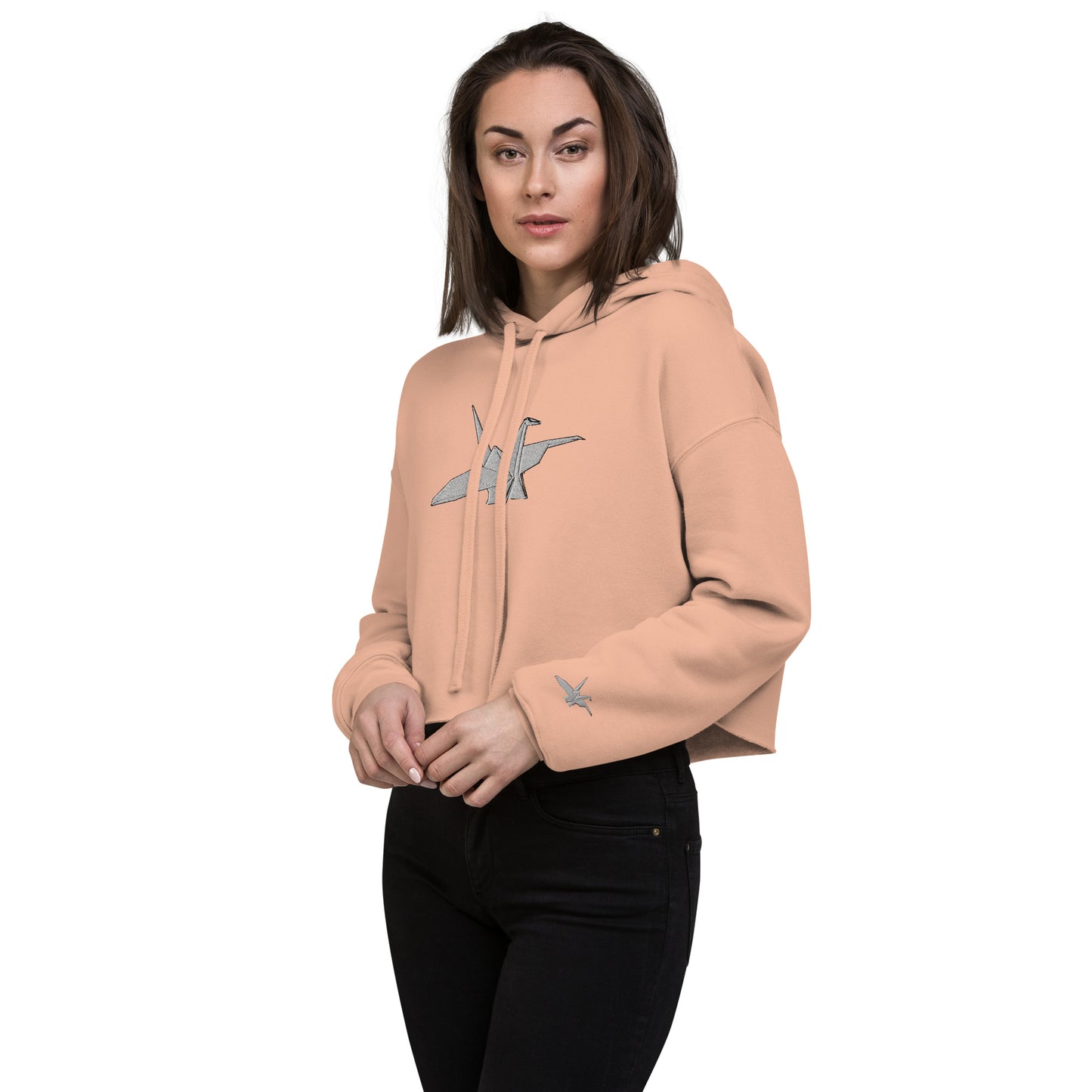 Orizuru Crop Hoodie