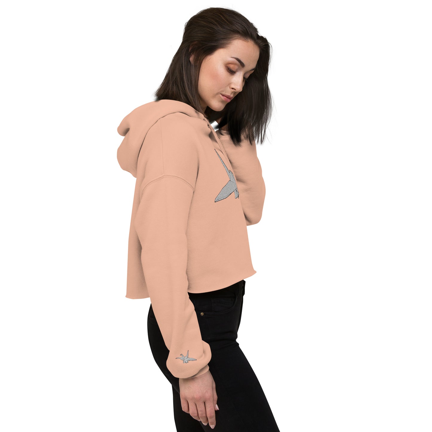 Orizuru Crop Hoodie