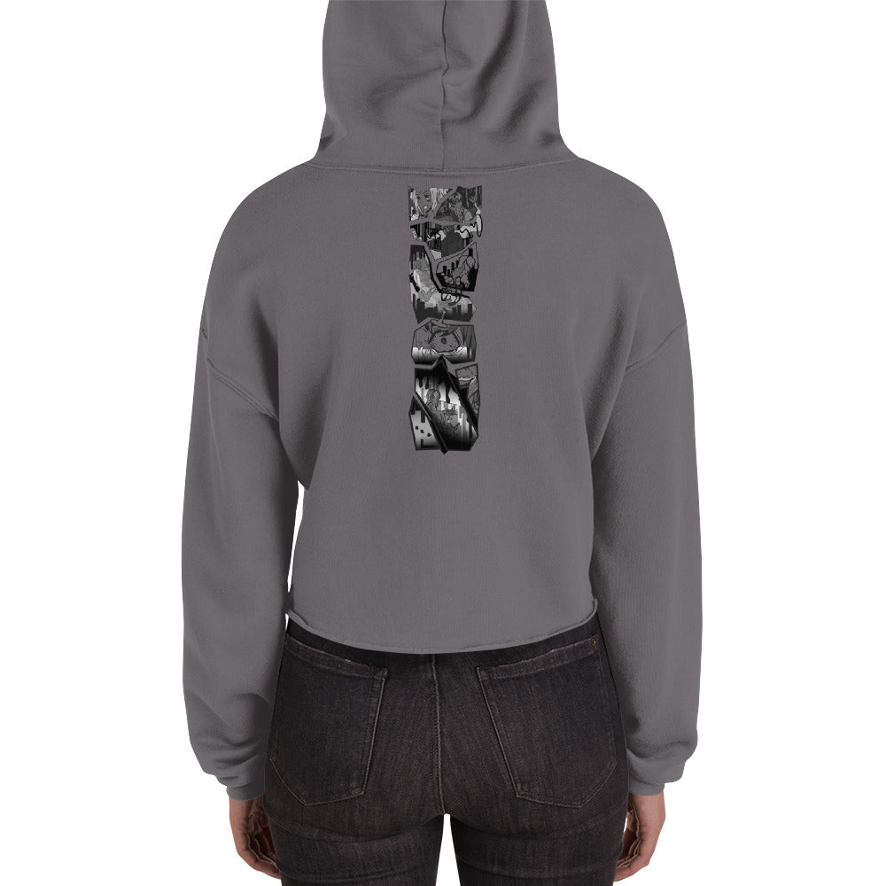 Catcalling Etcetera Crop Hoodie