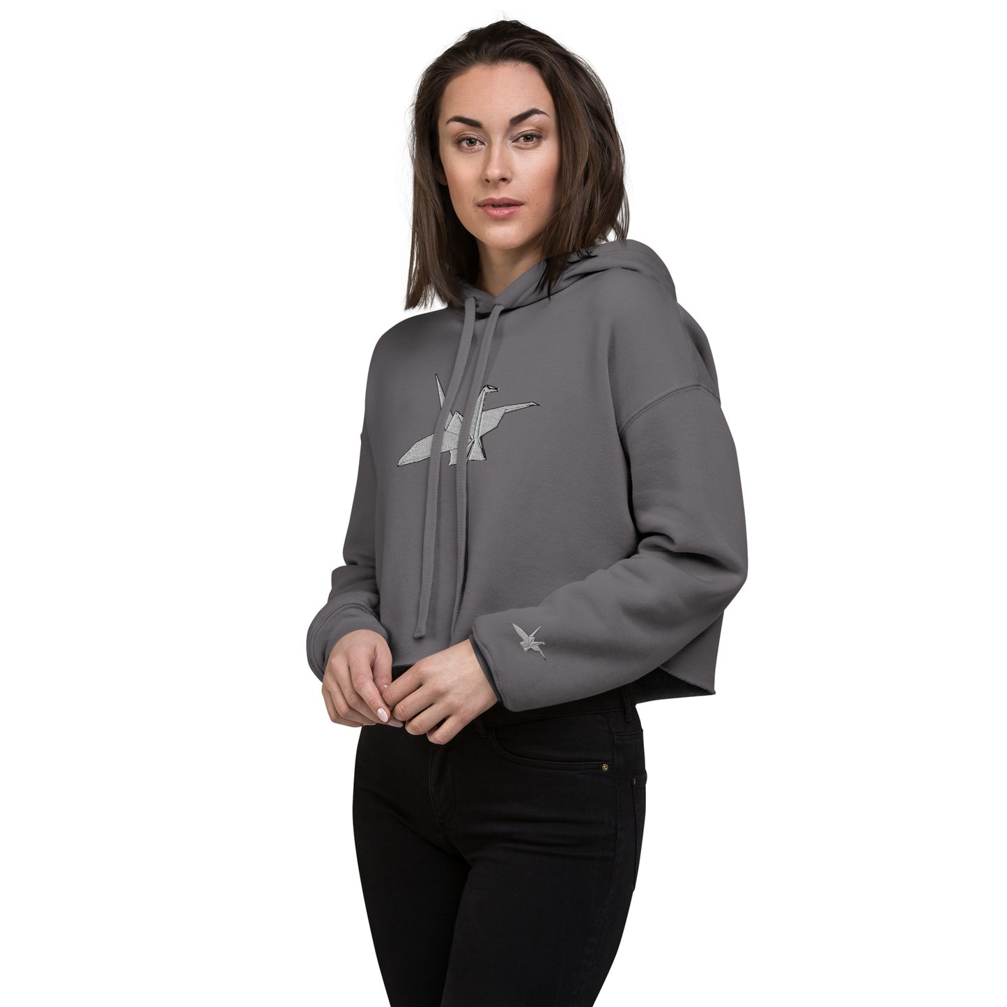 Orizuru Crop Hoodie