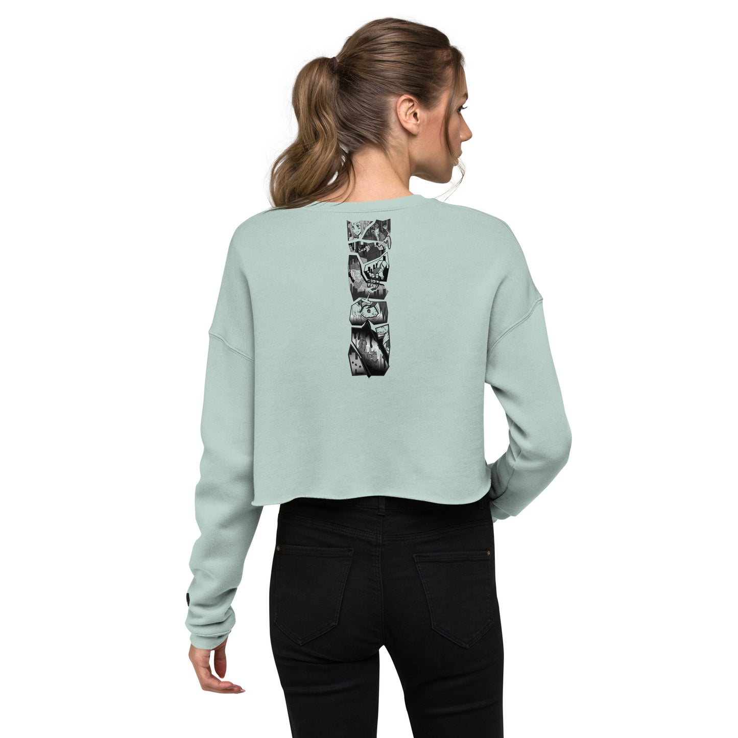 Catcalling Etcetera Crop Sweatshirt