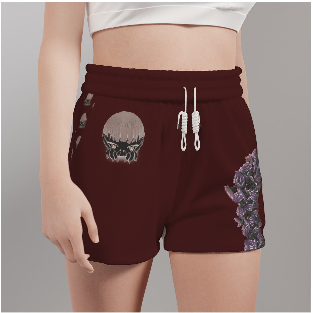 Creeping Flower Casual Shorts