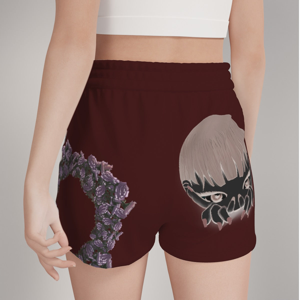 Creeping Flower Casual Shorts