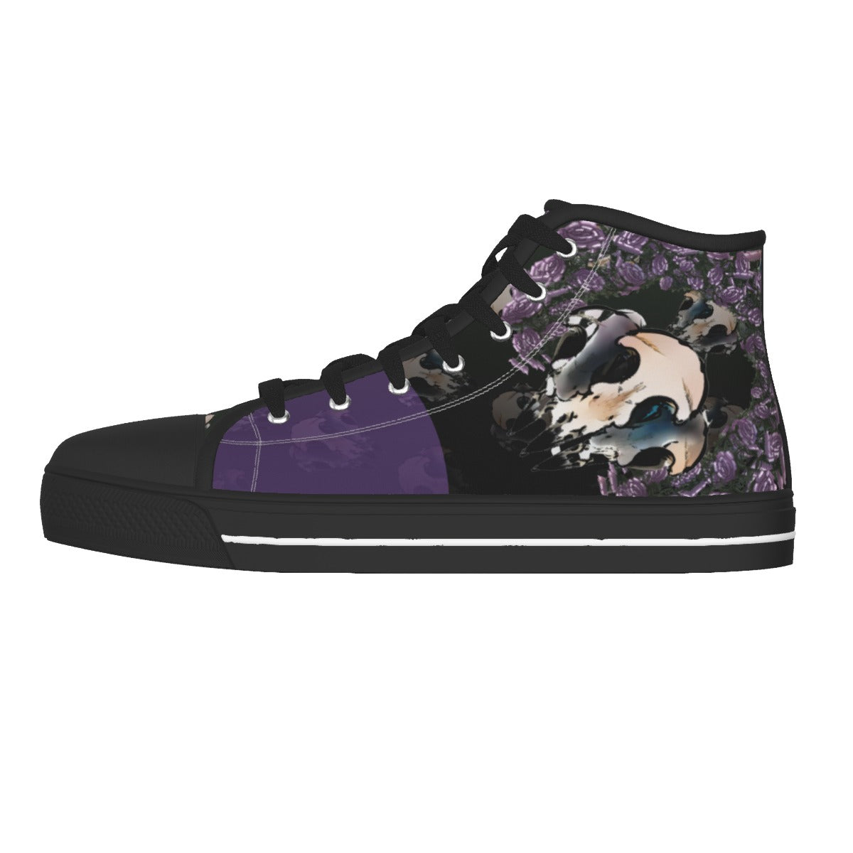 A Raven Corona Black Sole Canvas Shoes