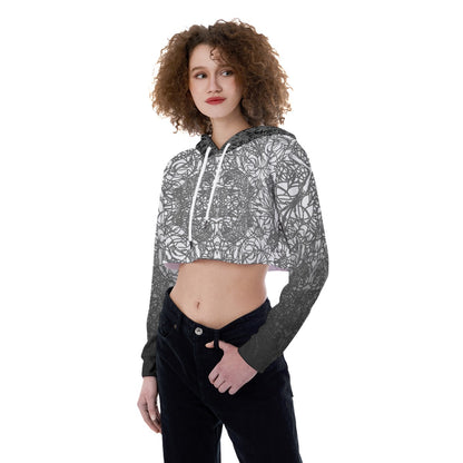 Hard Wired Women's Crop Top Hoodie