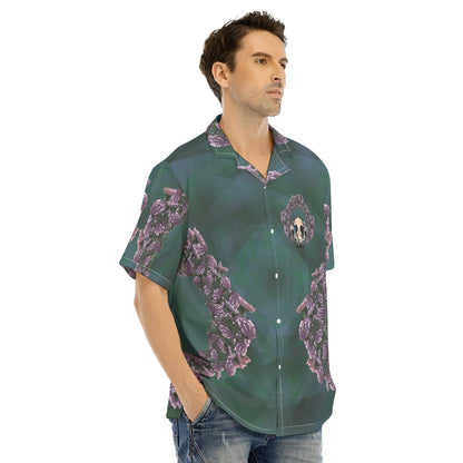 Raven Corona Hawaiian Shirt With Button Closure