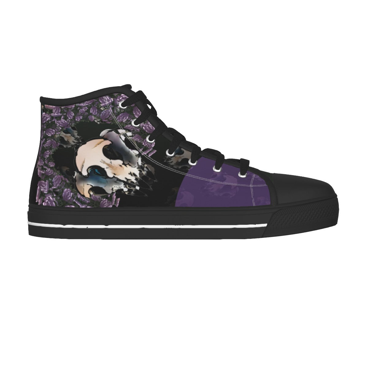 A Raven Corona Black Sole Canvas Shoes