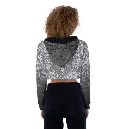 Hard Wired Women's Crop Top Hoodie