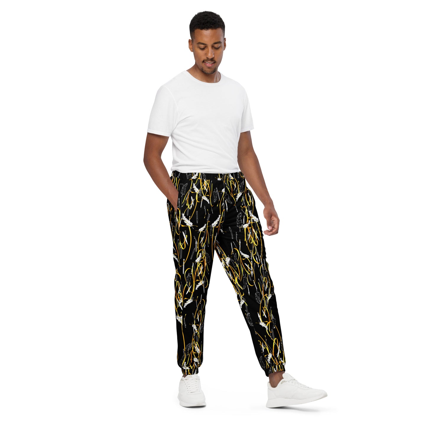 Answer My Quilly Patterned Track Pants