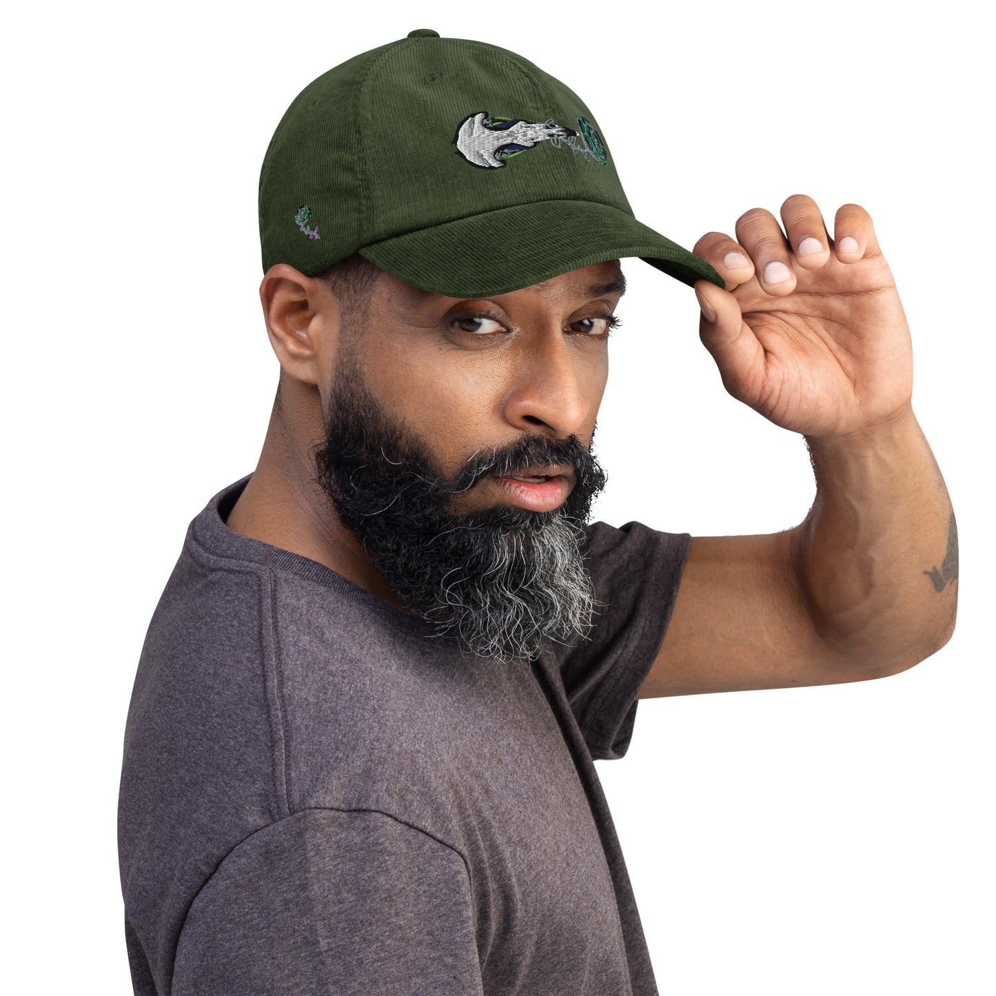 Raven AntiCorona Corduroy Hat