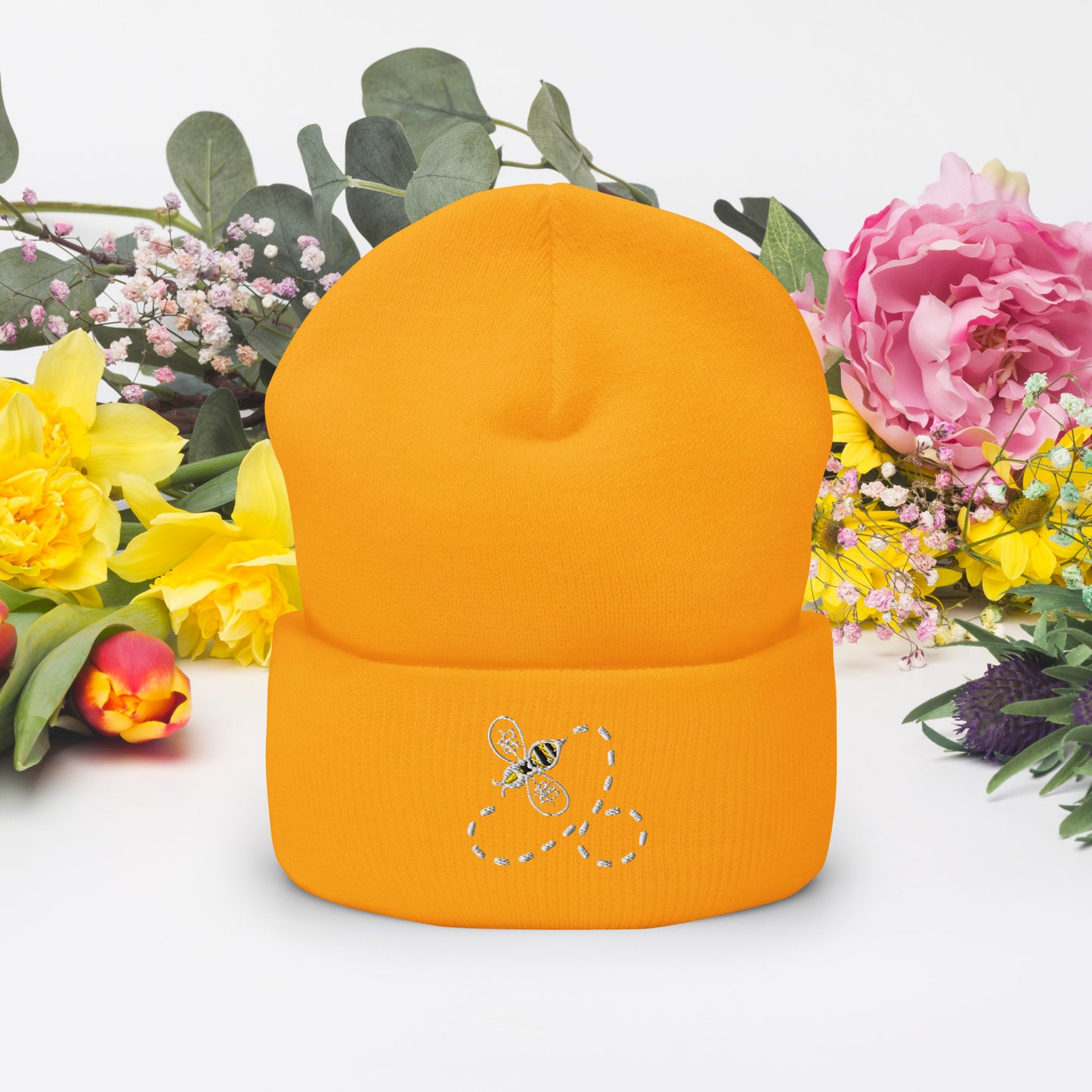 A Bees A-Buzzin' Cuffed Beanie Hat