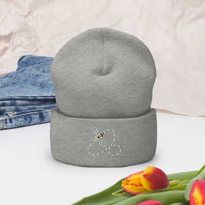 A Bees A-Buzzin' Cuffed Beanie Hat