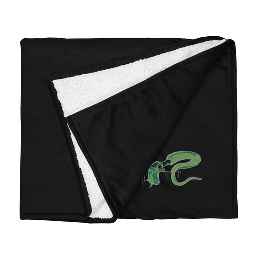 AntiSerpent Premium Embroidered Sherpa Blanket