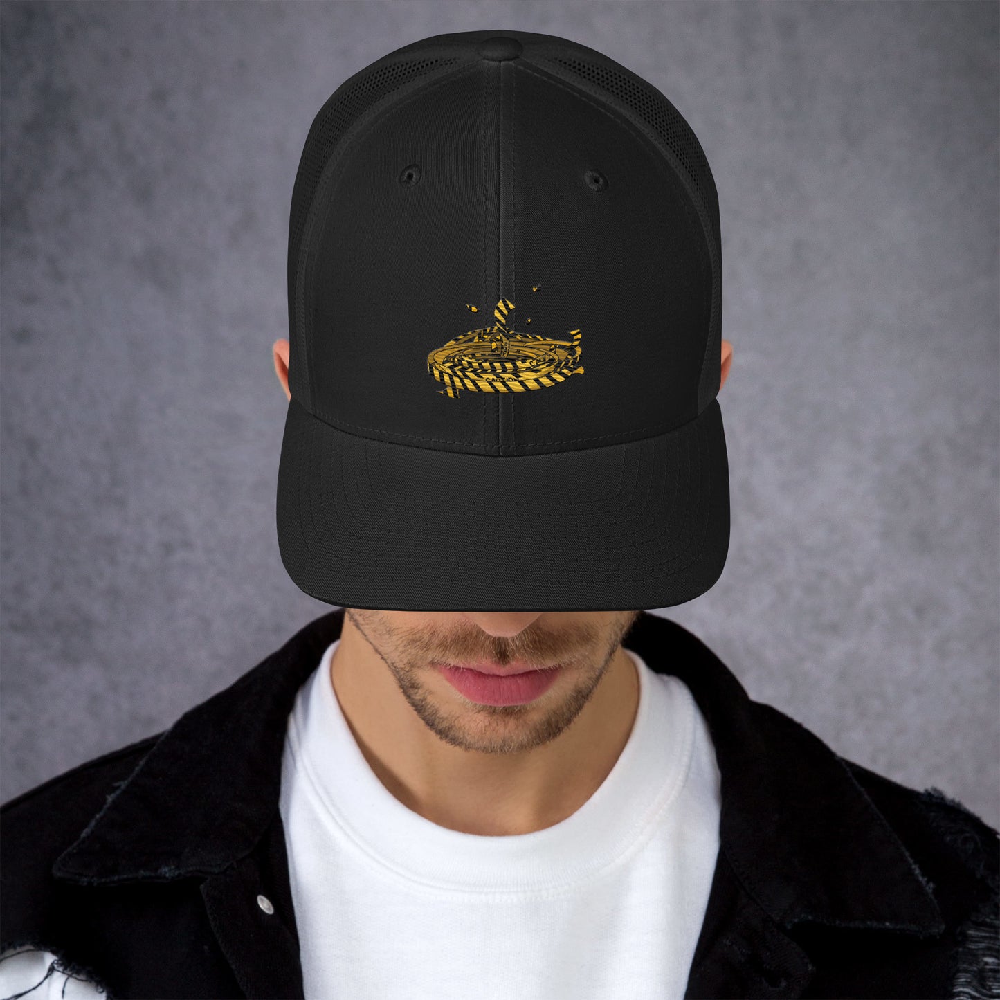 Cautious Drip Trucker Cap