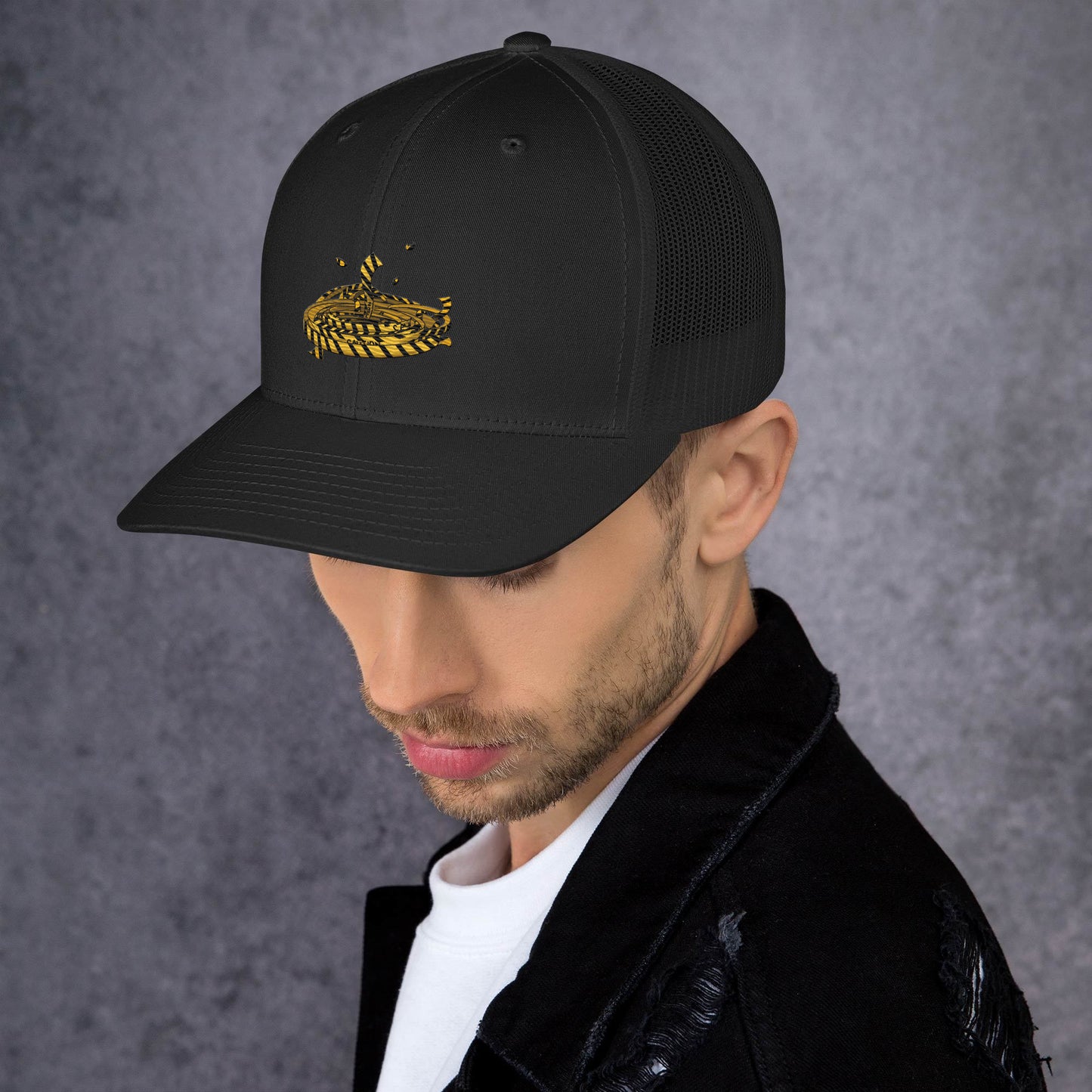 Cautious Drip Trucker Cap