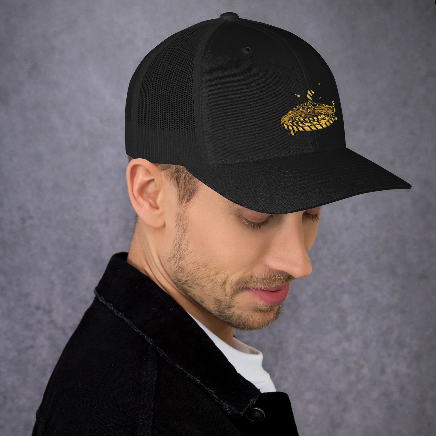 Cautious Drip Trucker Cap