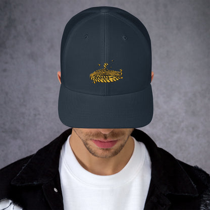 Cautious Drip Trucker Cap