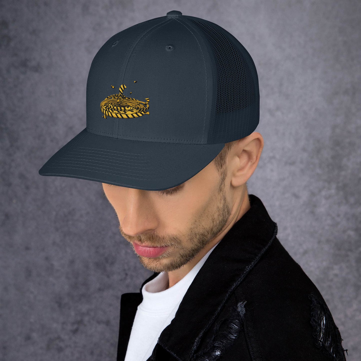 Cautious Drip Trucker Cap