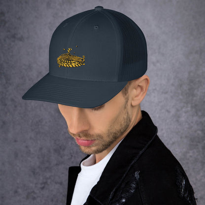 Cautious Drip Trucker Cap