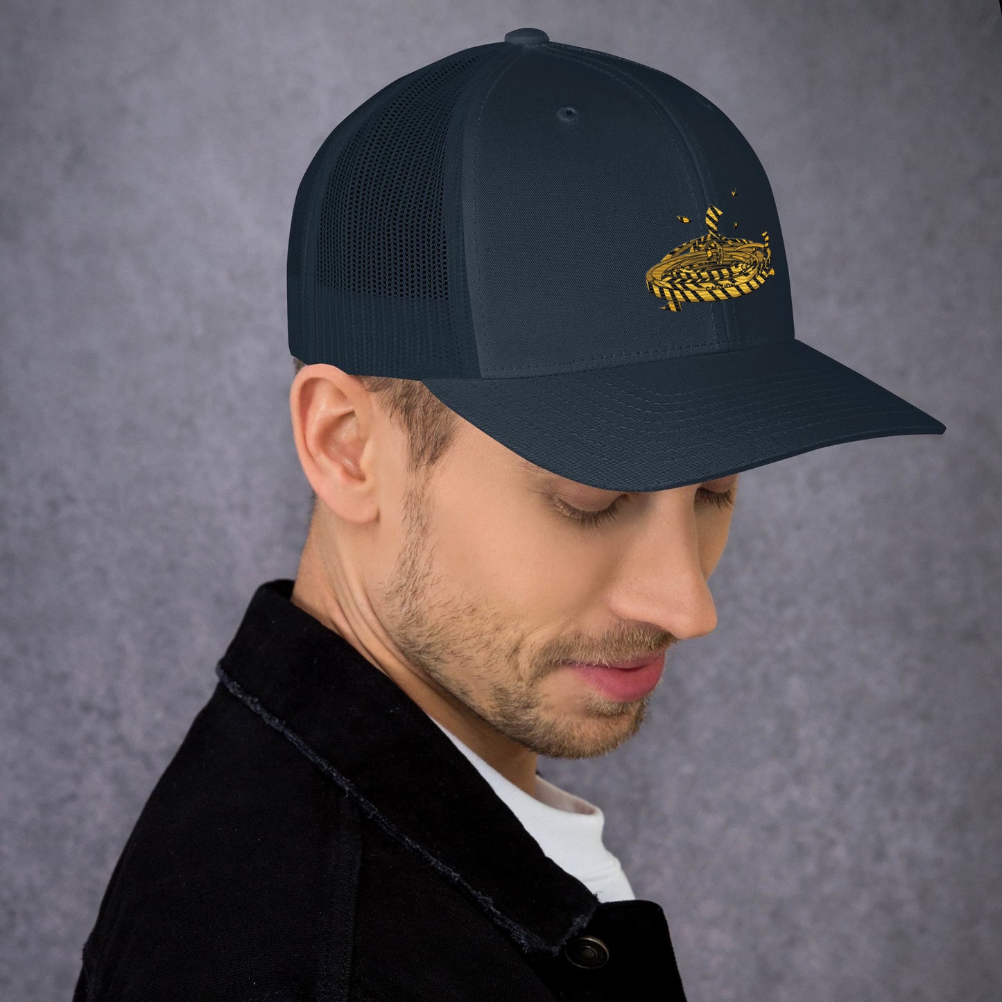 Cautious Drip Trucker Cap