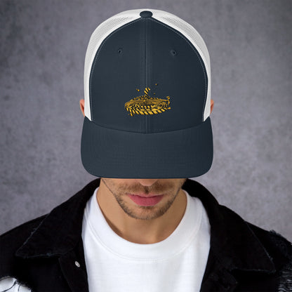 Cautious Drip Trucker Cap