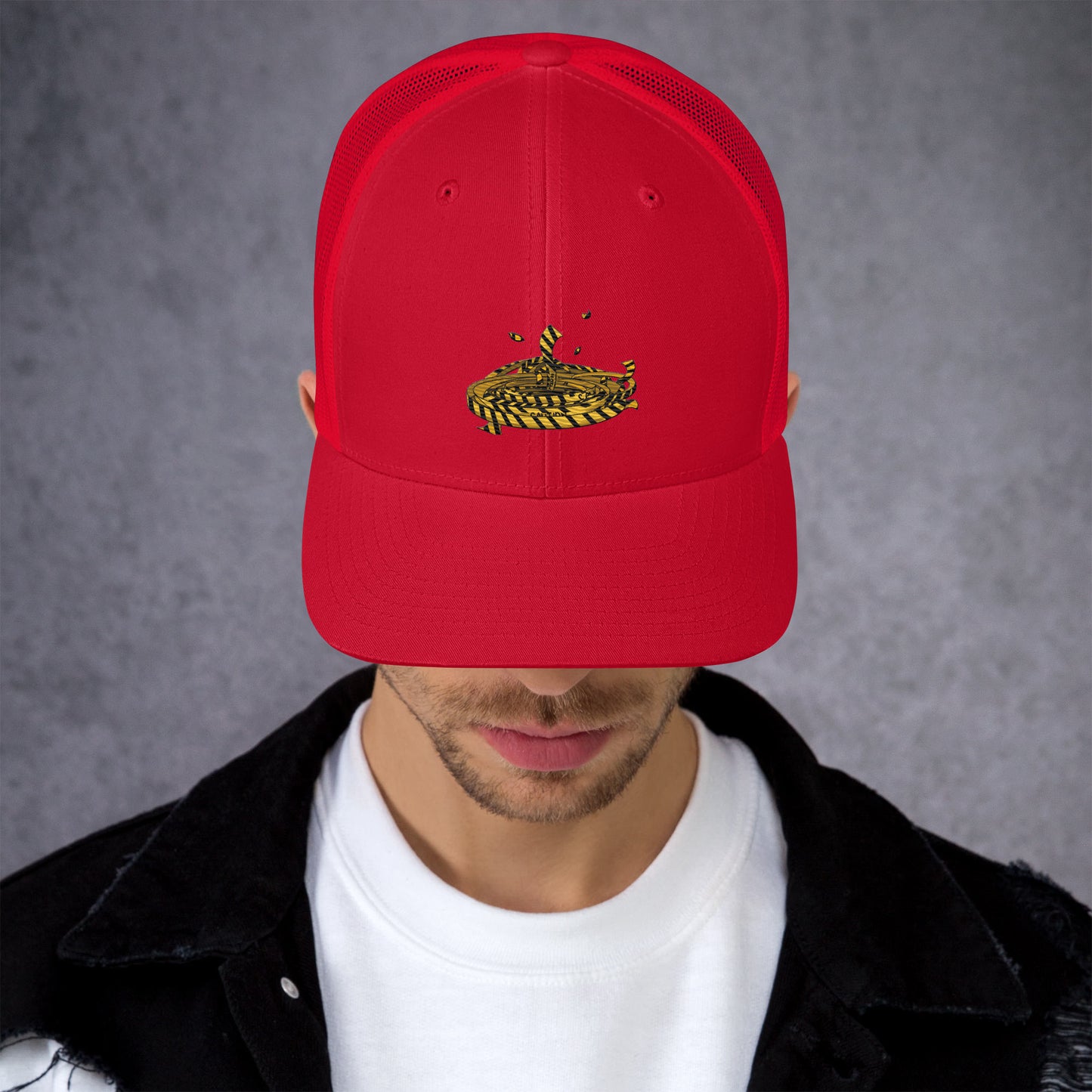 Cautious Drip Trucker Cap