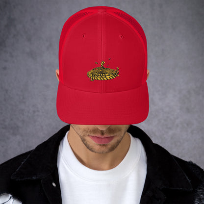 Cautious Drip Trucker Cap