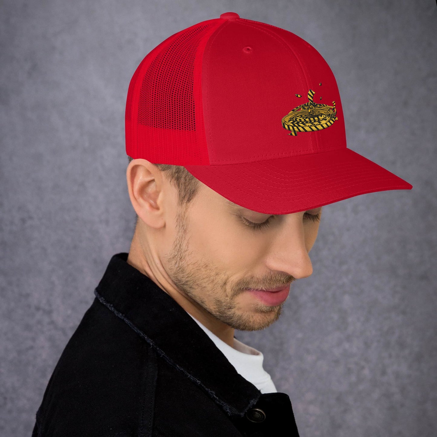 Cautious Drip Trucker Cap