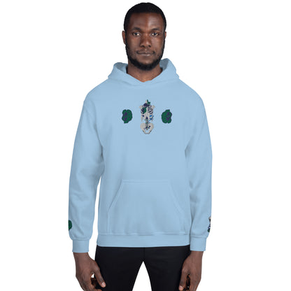 Anxiety Over-Bloom Embroidered Hoodie