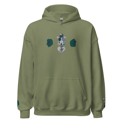 Anxiety Over-Bloom Embroidered Hoodie